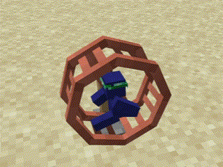 Hamster Wheel Soldier Running